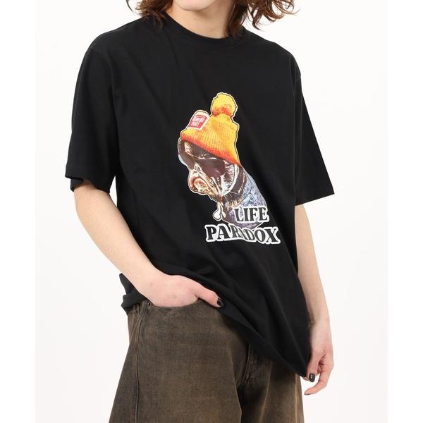 tシャツ アニマルプリント綿100半袖Tシャツ メンズ レディース