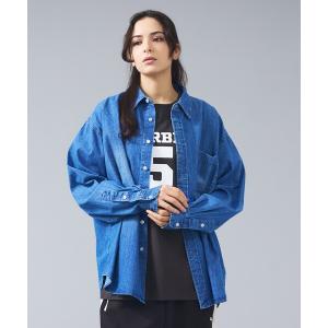 シャツ 「UNIVERSAL OVERALL / ユニバーサルオーバーオール」リラックスフィット デニムシャツ / ユニセックス メンズ レディース