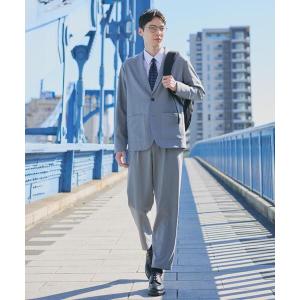 セットアップ 「上下2点セット」ジャケット＋パンツ イージーセットアップ 防シワ／ストレッチ／洗濯機OK メンズ