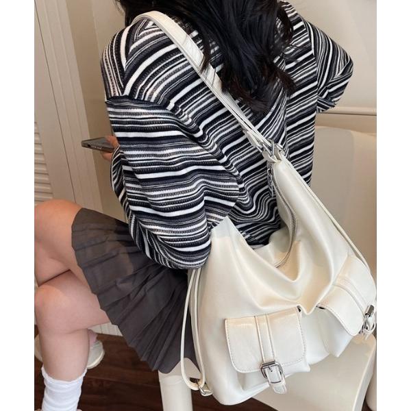 ショルダーバッグ バッグ 「大容量/3WAY」「5色展開」3WAYフロントポケットショルダーバッグ ...