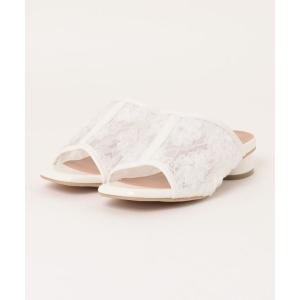 サンダル la farfa shoes シアー素材 ミュール レディース