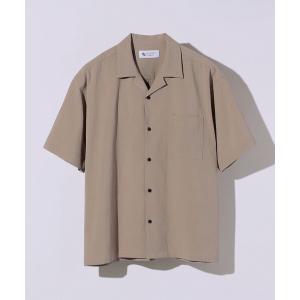 シャツ City Ambient Products: オープンカラー 楊柳 ショートスリーブ シャツ メンズ レディース