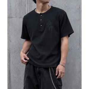 NYLAUS（ナイラス） ヘンリーネック tシャツ 「NYS」2026新作