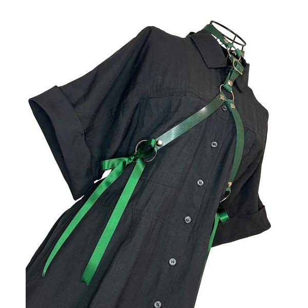 ベルト 心臓ハーネスベルト「Thorns Forest Green」 レディース