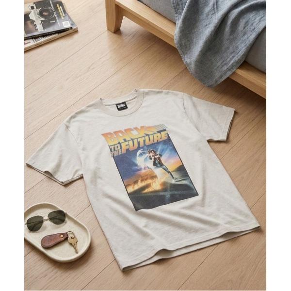 tシャツ 「BACK TO THE FUTURE/バックトウザフューチャー」USD加工デロリアン＆マ...