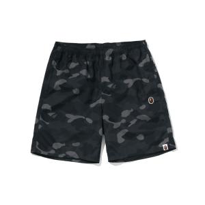 パンツ COLOR CAMO APE HEAD ONE POINT BEACH SHORTS メンズ