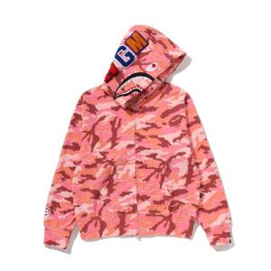 A BATHING APE（アベイシングエイプ） パーカー SCREEN CAMO SHARK