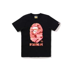 tシャツ GLITCH WOODLAND CAMO BY BATHING APE TEE レディース