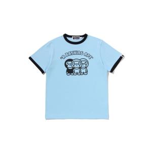 A BATHING APE（アベイシングエイプ） tシャツ BABY MILO TRIM TEE