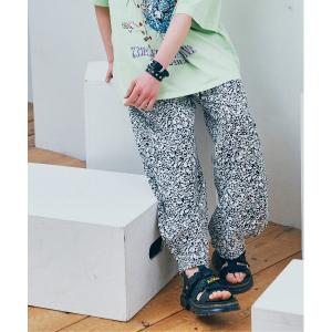 パンツ R4462 スカルボーン柄イージーパンツ レディース