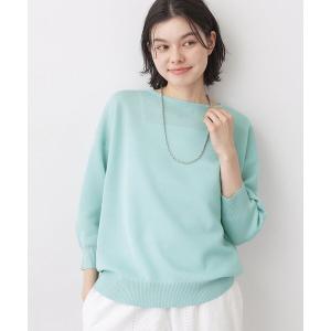 ニット セーター 「洗える」シアーリラックスニット レディース