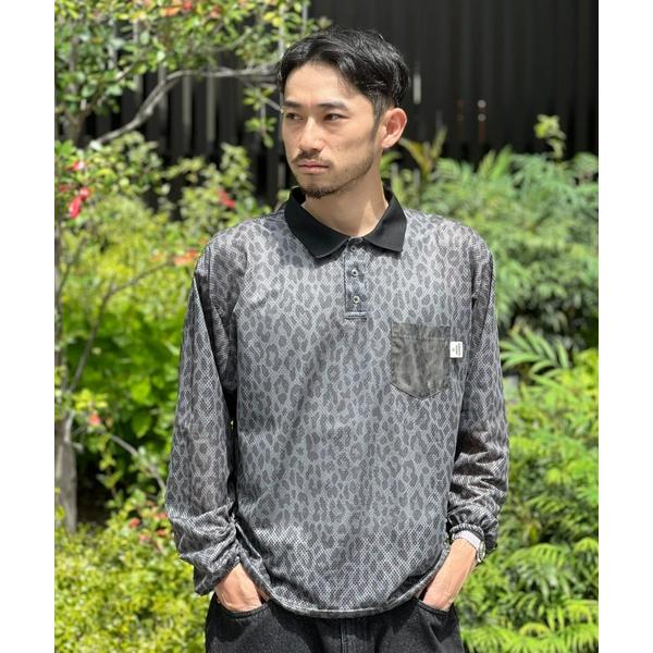 ポロシャツ 「MAGIC NUMBER」MESH LEOPARD POLO-SHIRT メンズ レデ...