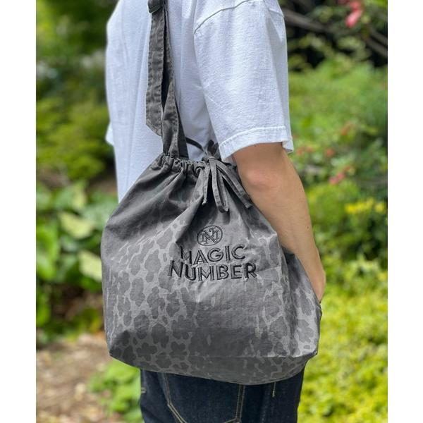 トートバッグ 「MAGIC NUMBER」COTTON RIP LEOPARD TOTE BAG メ...