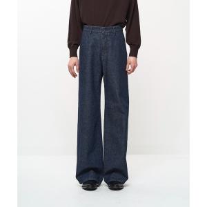 ワイドパンツ ジーンズ FORMED WIDE DENIM（ONE WASH） メンズ レディース