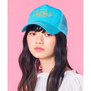 キャップ 帽子 Casselini(キャセリーニ)メッシュ刺繍キャップ レディース