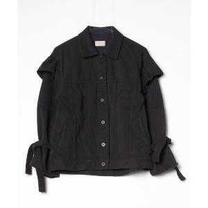 「Re.Verofonna」 デニムジャケット MEDIUM ブラック レディース