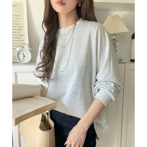 「Java」 長袖カットソー MEDIUM オートミール レディース