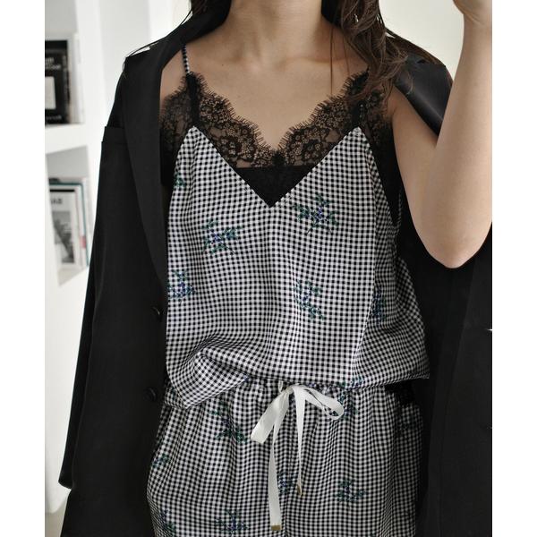 キャミソール Margaux Dereume × SLOBE lingerie キャミブラウス