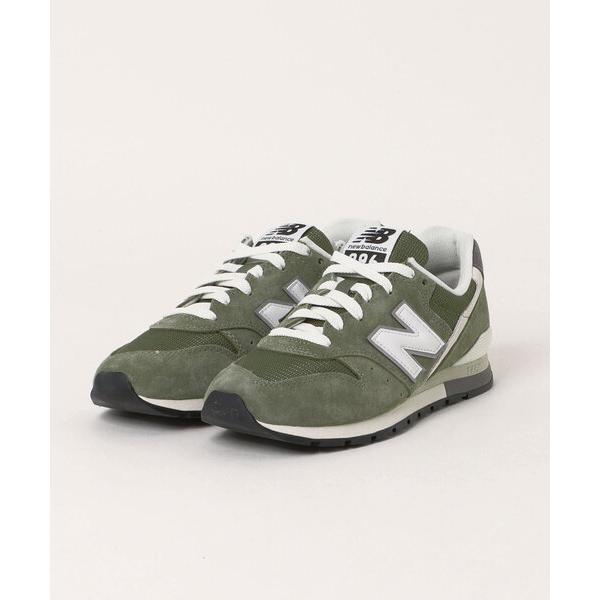 「New Balance」 ローカットスニーカー 22.5cm カーキ メンズ