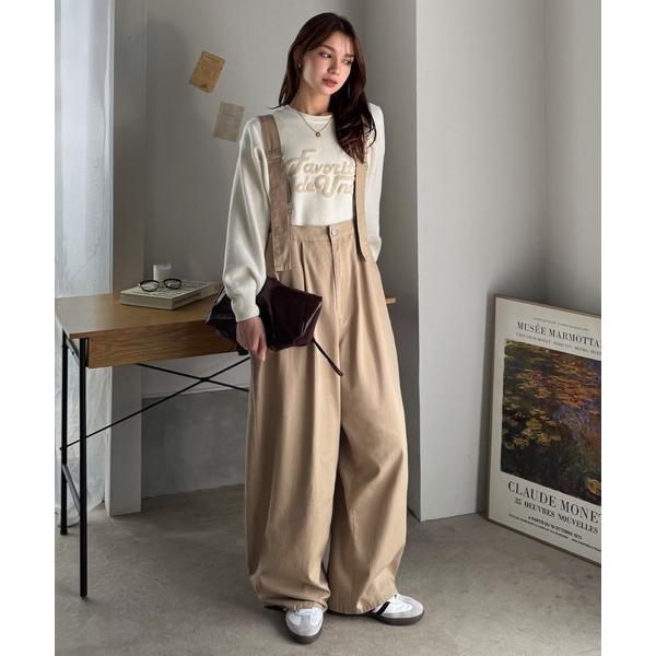 「Java」 パンツ MEDIUM ベージュ レディース