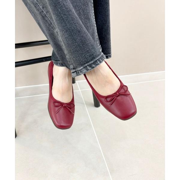 「ORiental TRaffic」 フラットパンプス 41 レッド レディース