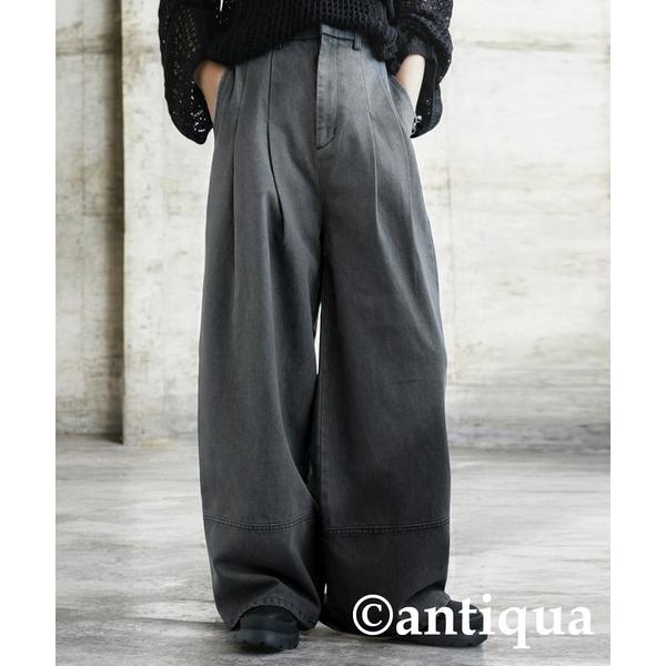 「antiqua」 デニムパンツ R グレー系その他 レディース