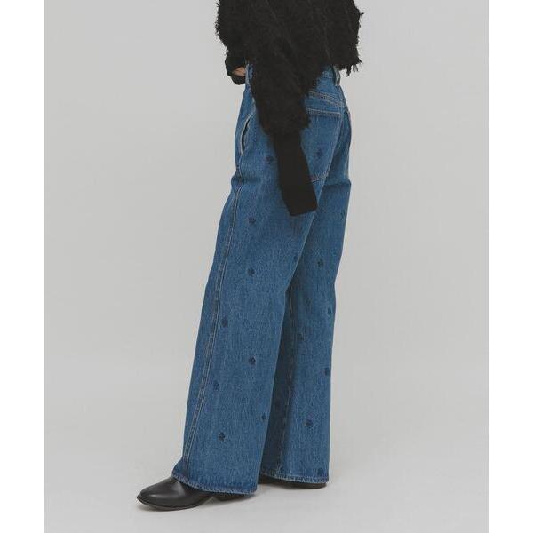 「KBF」 ブーツカットデニムパンツ 36 ライトインディゴブルー レディース