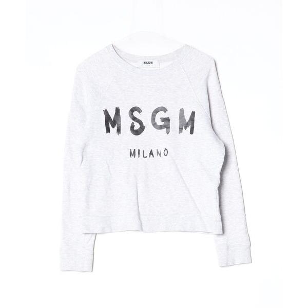 「MSGM」 スウェットカットソー M グレー レディース
