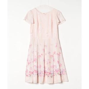「LAISSE PASSE」 半袖ワンピース 38 ピンク レディース
