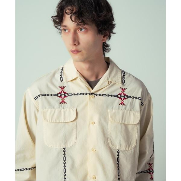 「PENDLETON」 長袖シャツ SMALL アイボリー メンズ