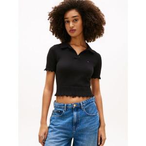 ニット セーター ショートスリーブポロセーター レディース