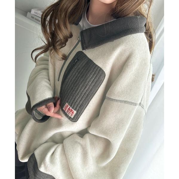 「Java」 長袖カットソー SMALL オートミール レディース