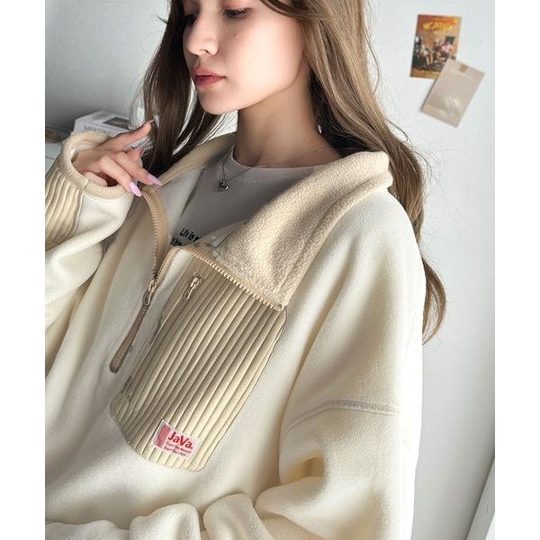 「Java」 長袖カットソー MEDIUM アイボリー レディース