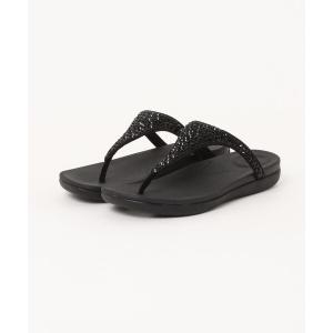 サンダル SOLAY MIXED-CRYSTAL TOE-POST SANDALS / SOLAY ミックスクリスタル トゥポスト サンダル