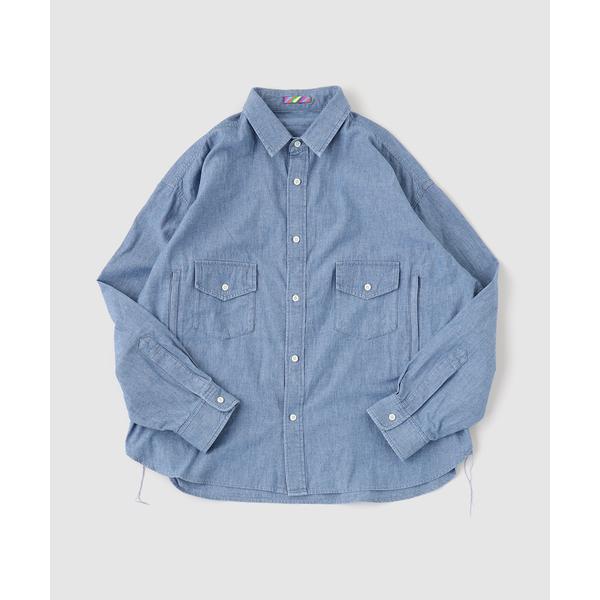 シャツ is-ness / イズネス Chambray Shirt メンズ