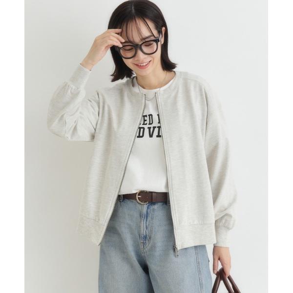 パーカー 「HONEYSUCKLE ROSE」サマスウェ ジップカーディガン (極薄素材 / ダブル...