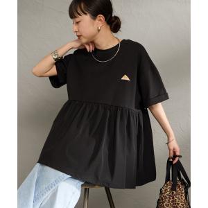 tシャツ 「KELTY/ケルティ」 別注 ウエスト切替 ペプラムデザインTシャツ レディース