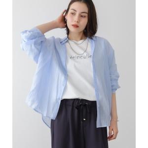 ブラウス シャツ シアーストライプシャツ レディース｜ZOZOTOWN Yahoo!店