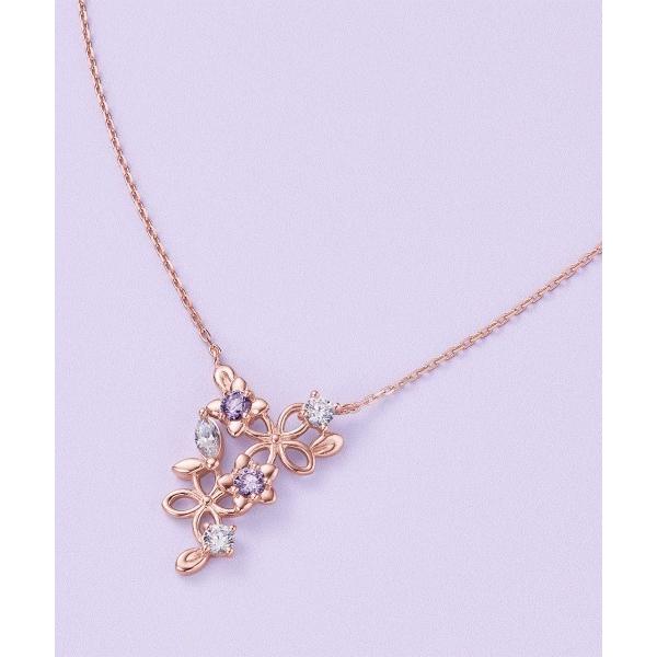 ネックレス 「Spring Collection」シルバー フラワー ネックレス レディース