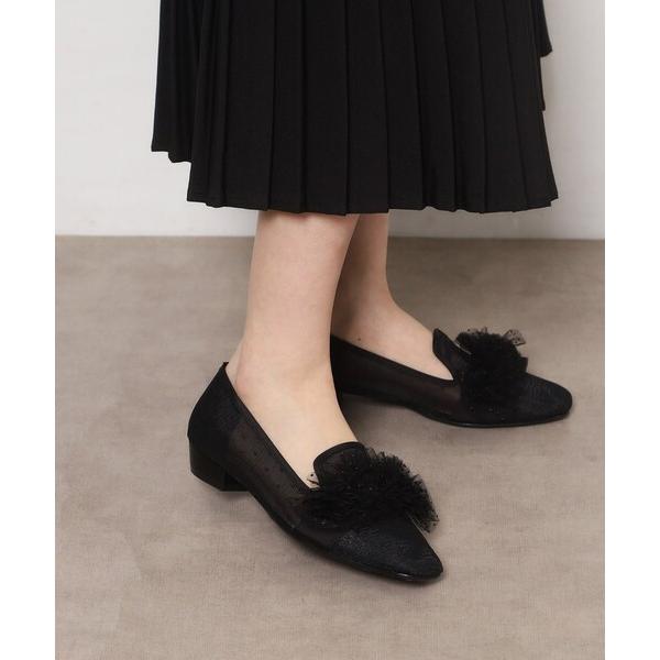 シューズ 入学式 2WAYフリルフラットオペラシューズ レディース