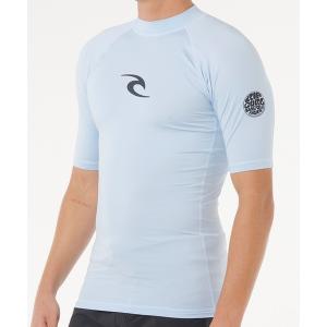 ラッシュガード RIP CURL/リップカール ラッシュガード 半袖 Tシャツ WAVES UPF PERF S/S 16MMRV メンズ