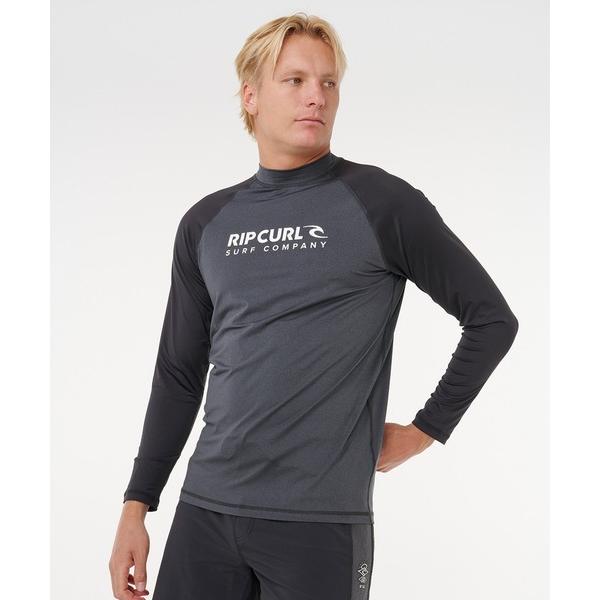 ラッシュガード RIP CURL/リップカール メンズ 長袖 UVケアラッシュガード SHOCK U...