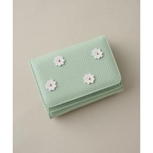 財布 「HASHIBAMI」スモールフラワー 3つ折り財布　ギフト レディース
