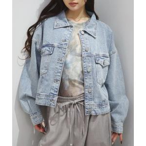 デニムジャケット gジャン 10.0ozデニムオーバーシルエットGジャン レディース