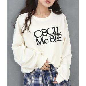 トレーナー スウェット 刺繍ロゴクルーネックプルオーバー レディース