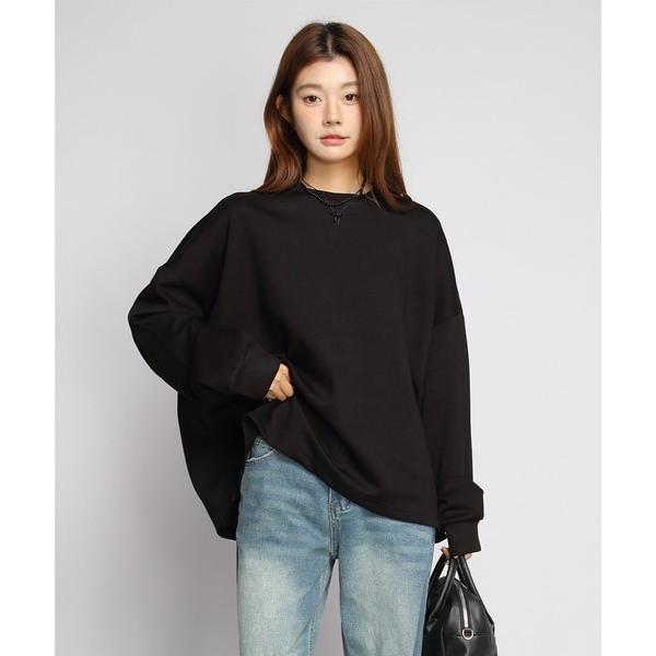 ボックスライン ダンボールニットトレーナー レディース