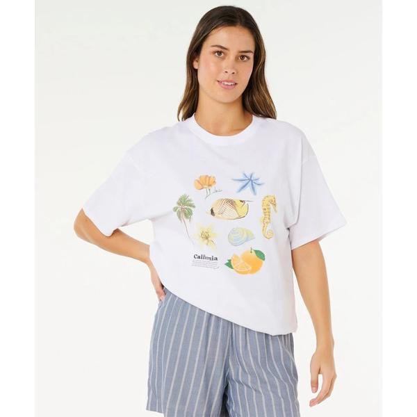 tシャツ RIP CURL/リップカール 半袖 Tシャツ レディース POOLSIDE HERITA...