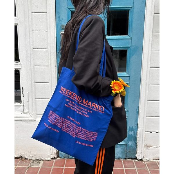 トートバッグ 「THE READING ROOM PARIS」flat tote bag ”WEEK...