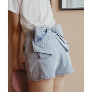 パンツ バックリボンショートパンツ キッズ 子供服 女の子