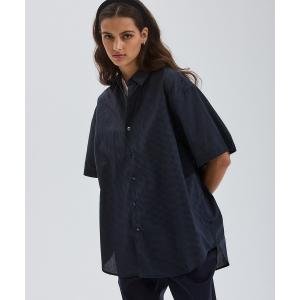 ブラウス シャツ PCM Short Sleeve Shirt - Small check レディース